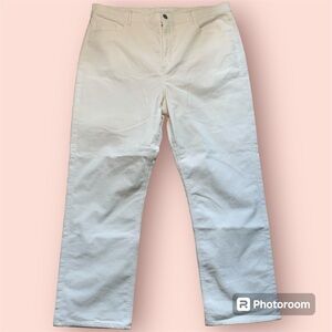 Loft White Soft Corduroy Ribbed Pants Womens Size 34/18 New With Tag Tall